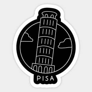 Leaning Tower of Pisa Sticker